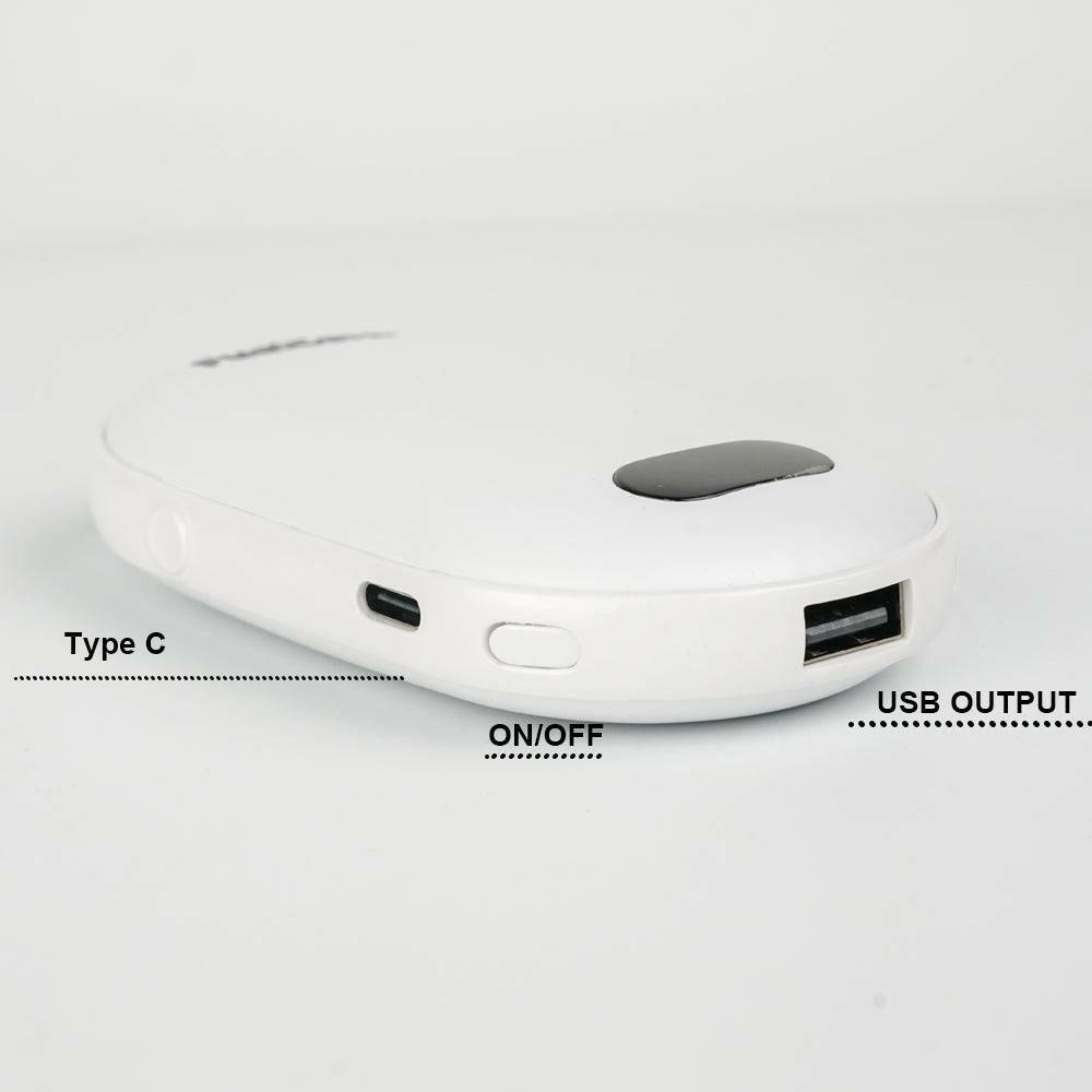 FuoiCorn Hand Warmer,Pocket -Sized Warm&Comfortable for your Fingers,USB Power,White - Mintso Online Store